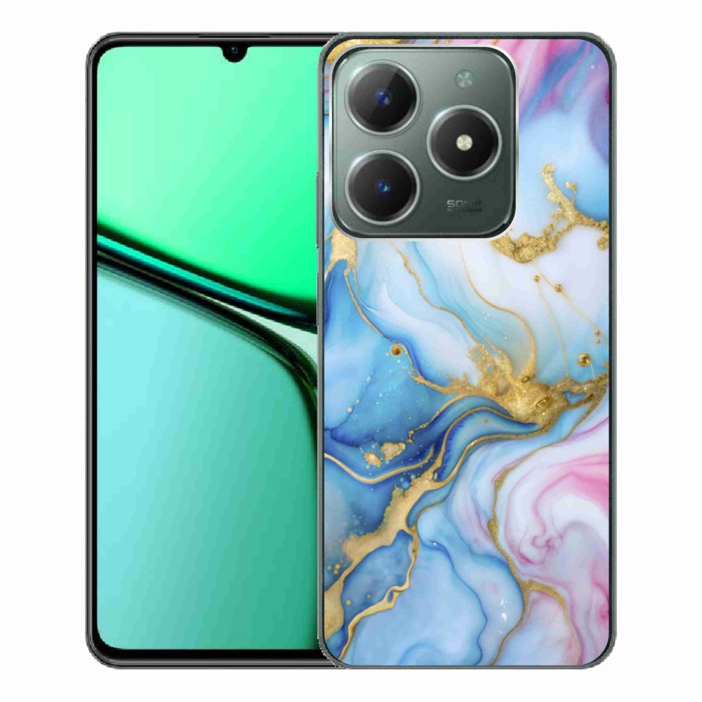 Gelový kryt mmCase na Realme C61 - abstraktní motiv 61