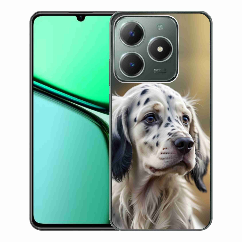 Gelový kryt mmCase na Realme C61 - anglický setr
