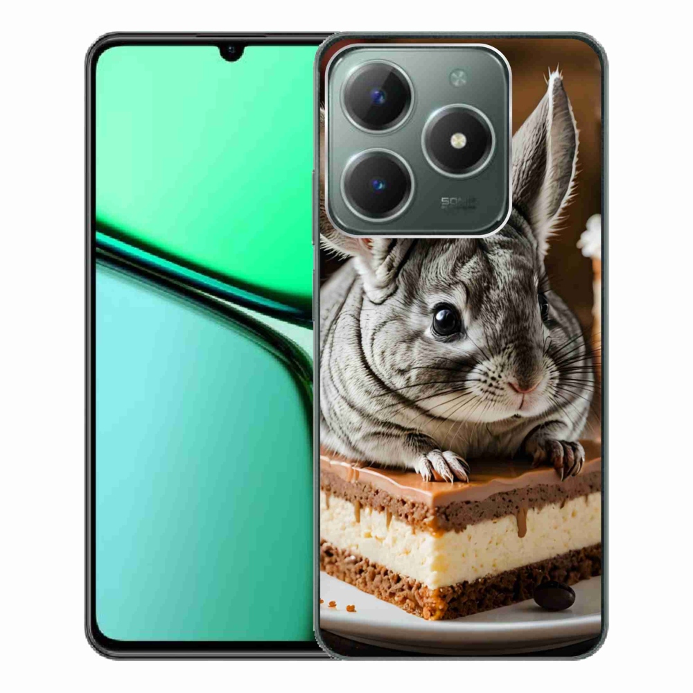 Gelový kryt mmCase na Realme C61 - činčila