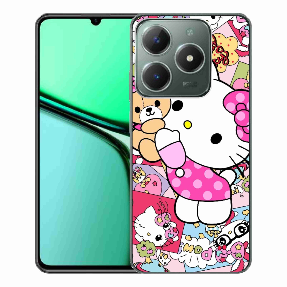 Gelový kryt mmCase na Realme C61 - cute kitty