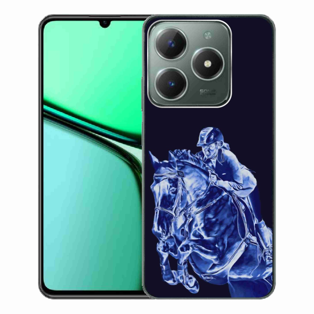 Gelový kryt mmCase na Realme C61 - dostihový kůň