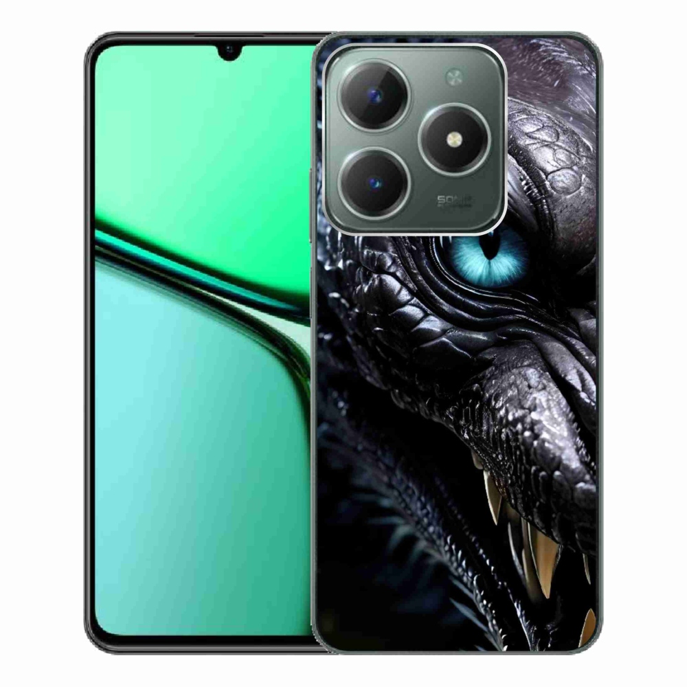 Gelový kryt mmCase na Realme C61 - dračí pohled