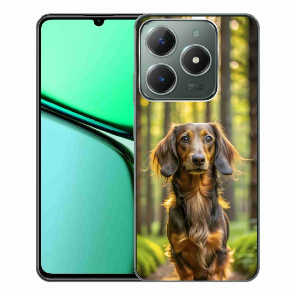 Gelový kryt mmCase na Realme C61 - jezevčík 4