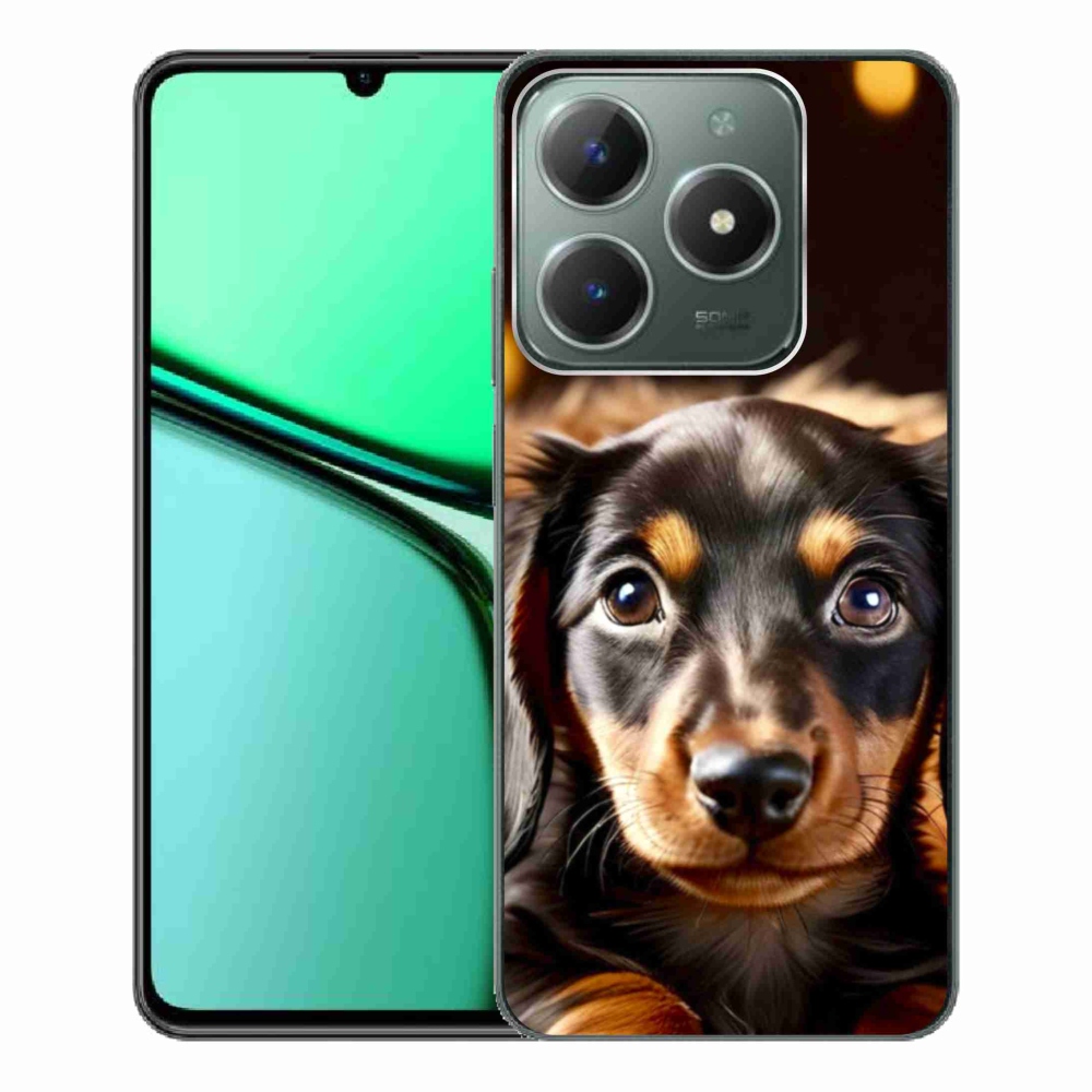 Gelový kryt mmCase na Realme C61 - jezevčík