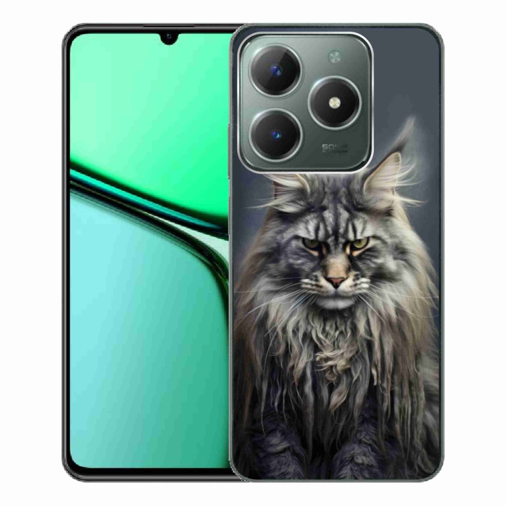 Gelový kryt mmCase na Realme C61 - kočíčí pohled 4