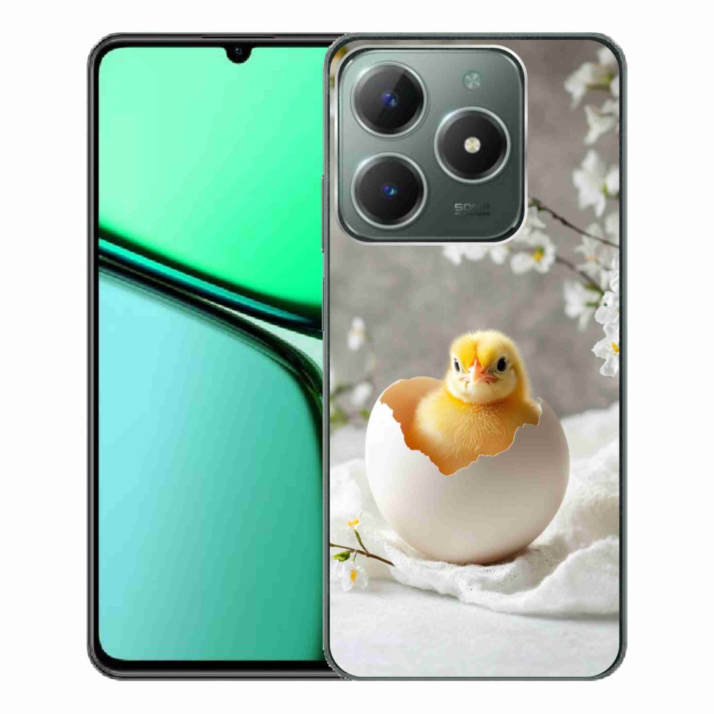 Gelový kryt mmCase na Realme C61 - kuřátko