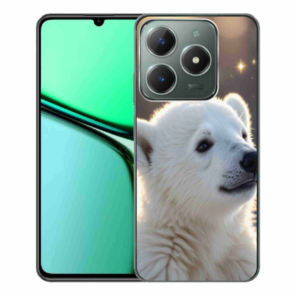 Gelový kryt mmCase na Realme C61 - lední medvěd