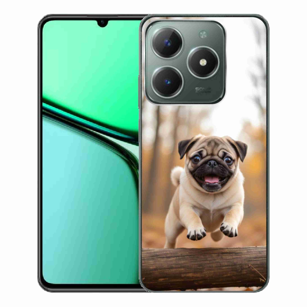 Gelový kryt mmCase na Realme C61 - mops 2