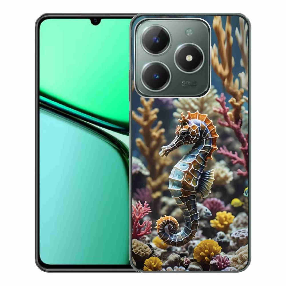 Gelový kryt mmCase na Realme C61 - mořský koník 2