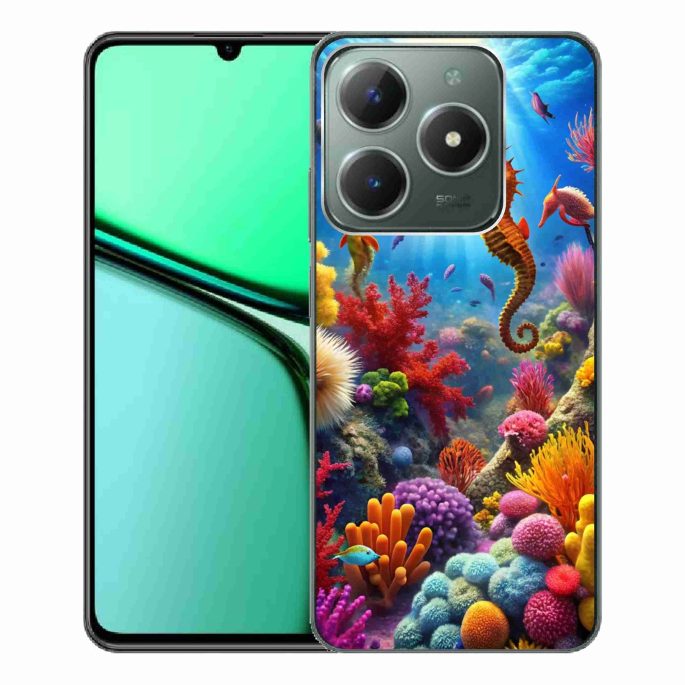Gelový kryt mmCase na Realme C61 - mořský svět 3