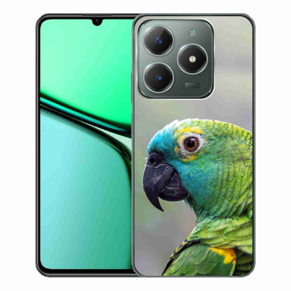 Gelový kryt mmCase na Realme C61 - papoušek amazoňan