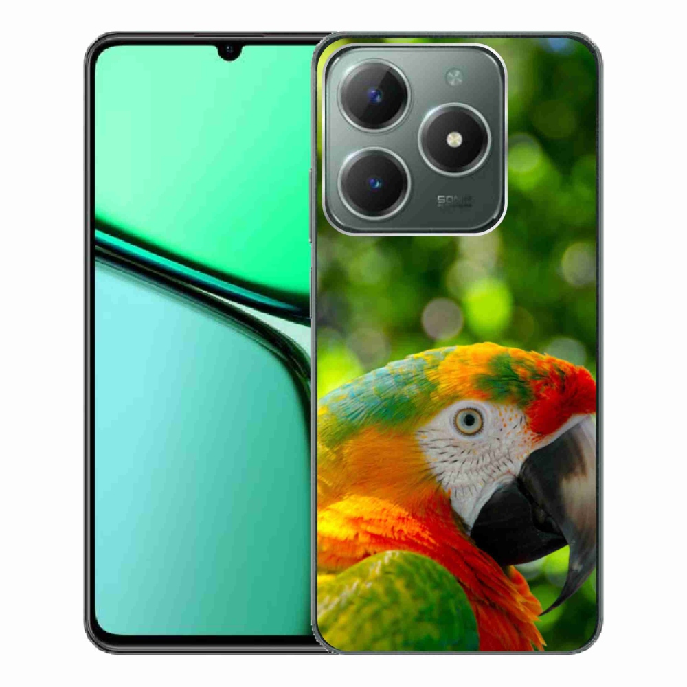 Gelový kryt mmCase na Realme C61 - papoušek ara 3