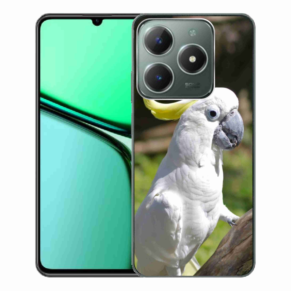 Gelový kryt mmCase na Realme C61 - papoušek kakadu 2