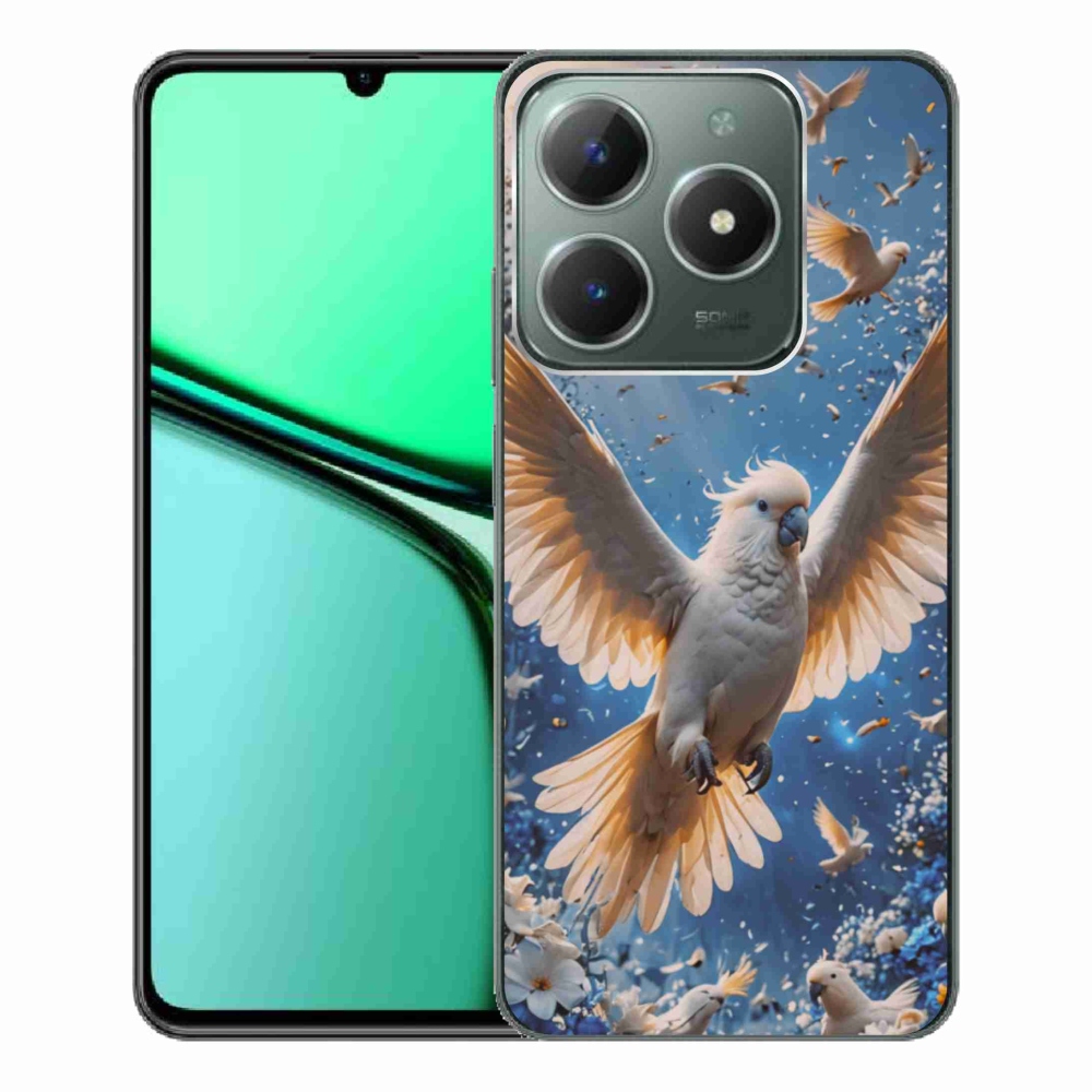 Gelový kryt mmCase na Realme C61 - papoušek kakadu