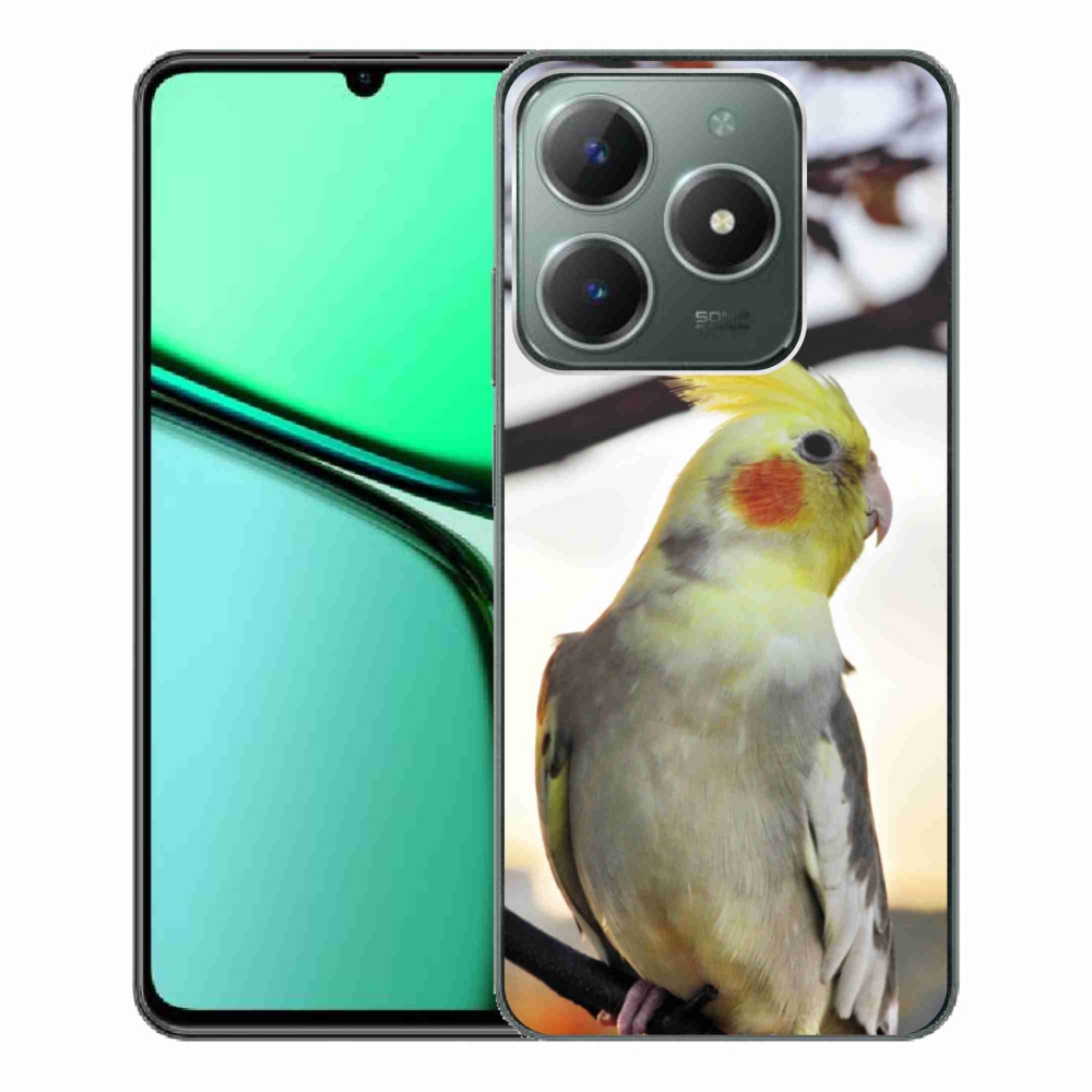 Gelový kryt mmCase na Realme C61 - papoušek korela