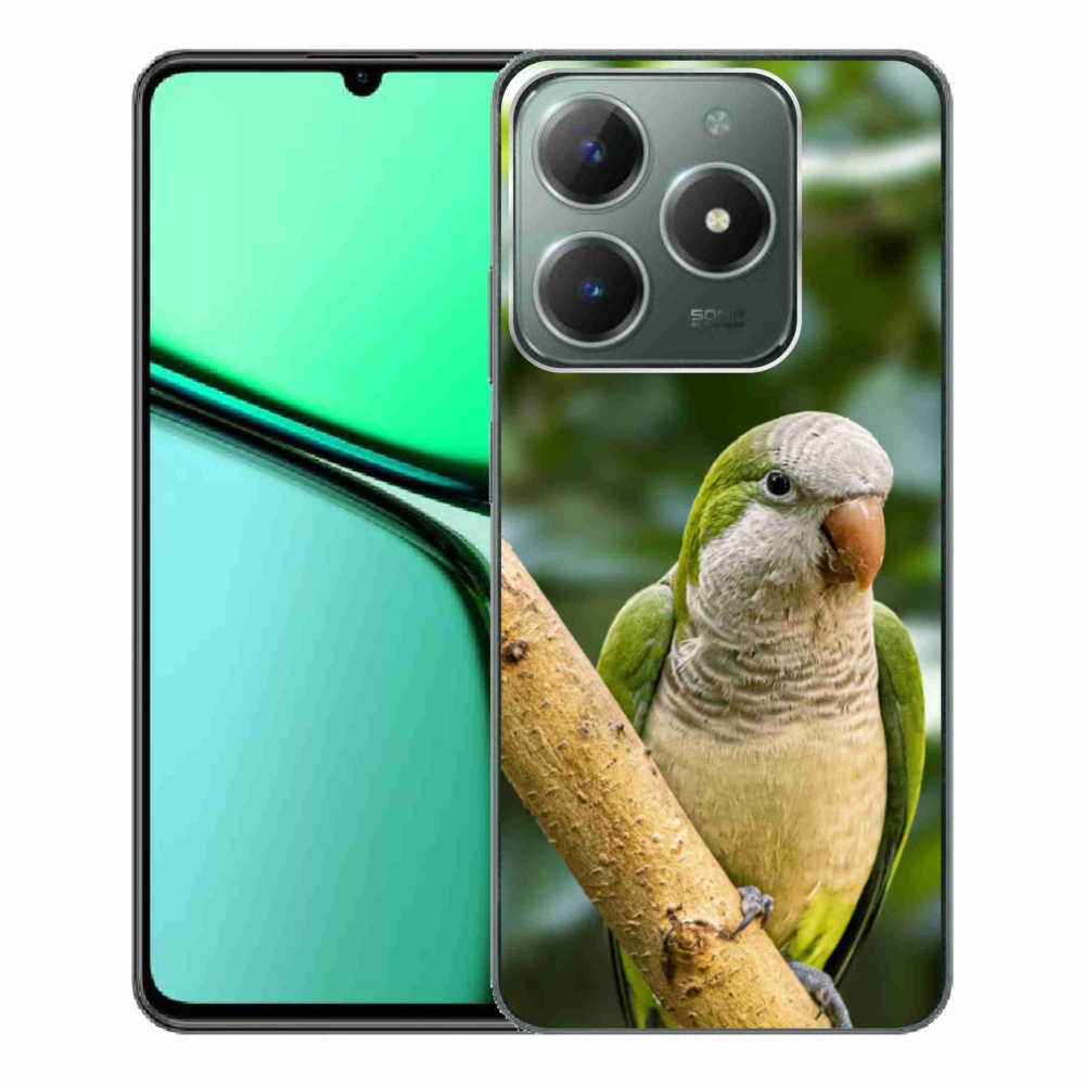 Gelový kryt mmCase na Realme C61 - papoušek mníšek