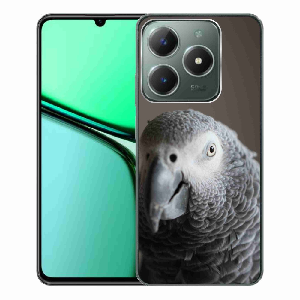 Gelový kryt mmCase na Realme C61 - papoušek žako 2