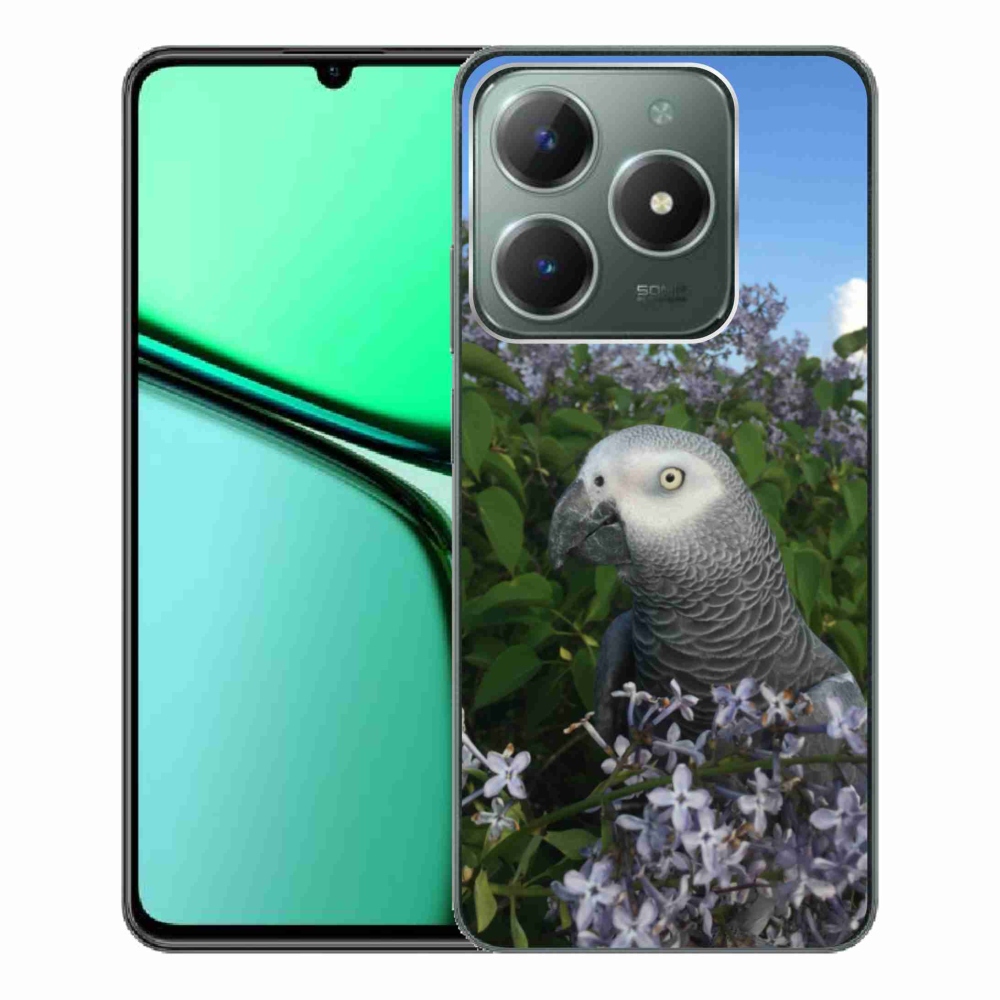 Gelový kryt mmCase na Realme C61 - papoušek žako