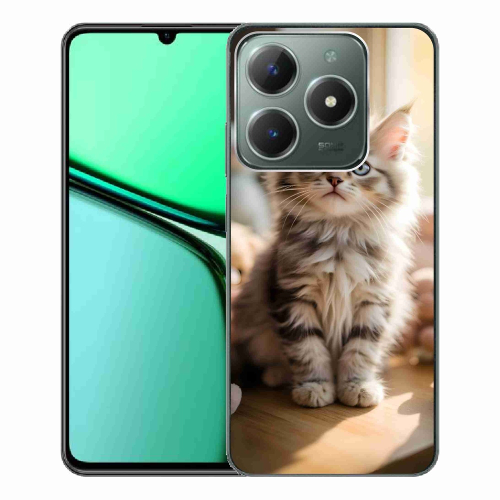 Gelový kryt mmCase na Realme C61 - roztomilé kotě 10