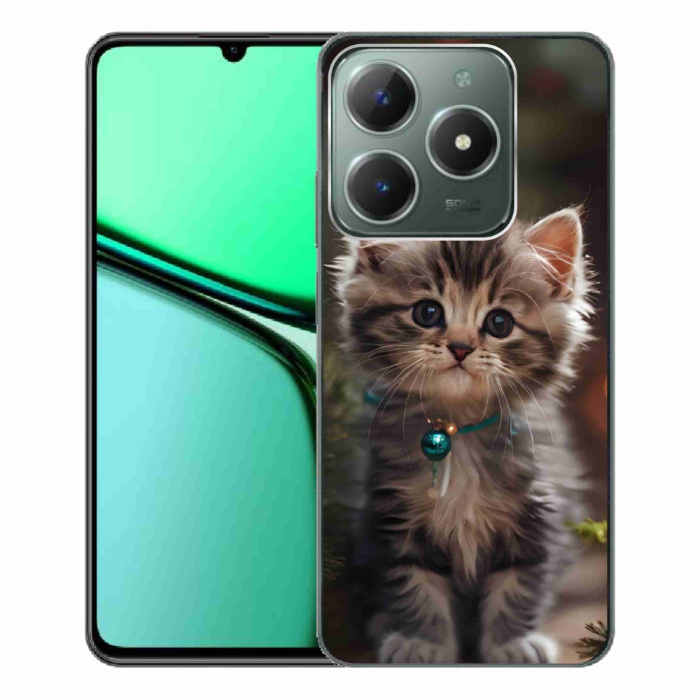 Gelový kryt mmCase na Realme C61 - roztomilé kotě 11