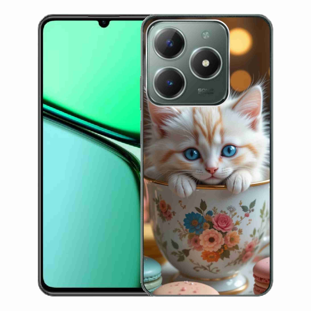 Gelový kryt mmCase na Realme C61 - roztomilé kotě 6