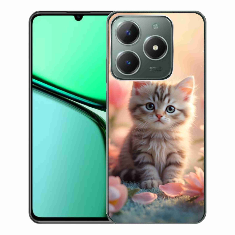 Gelový kryt mmCase na Realme C61 - roztomilé kotě 8