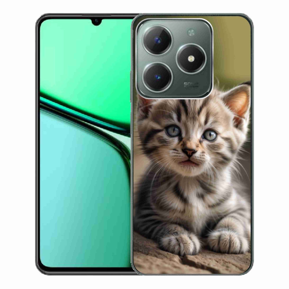 Gelový kryt mmCase na Realme C61 - roztomilé kotě 9