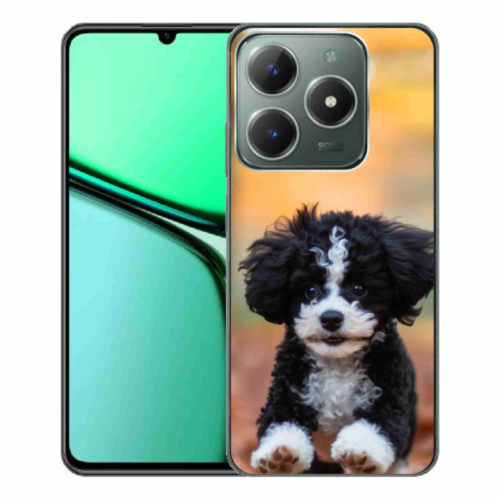 Gelový kryt mmCase na Realme C61 - roztomilé štěně 2