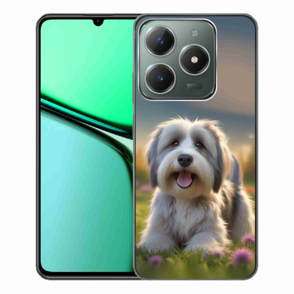 Gelový kryt mmCase na Realme C61 - roztomilý havanský psík