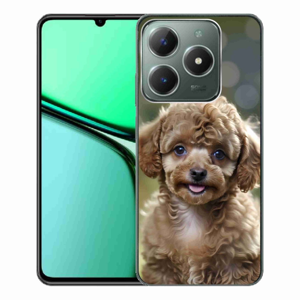 Gelový kryt mmCase na Realme C61 - roztomilý pudl
