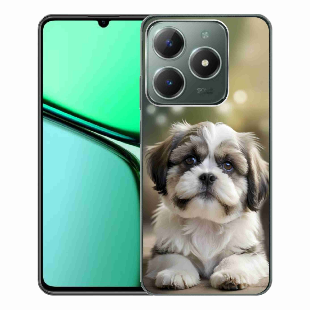 Gelový kryt mmCase na Realme C61 - roztomilý shih-tzu