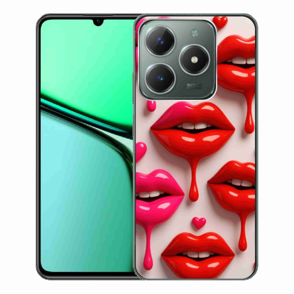 Gelový kryt mmCase na Realme C61 - rty 2