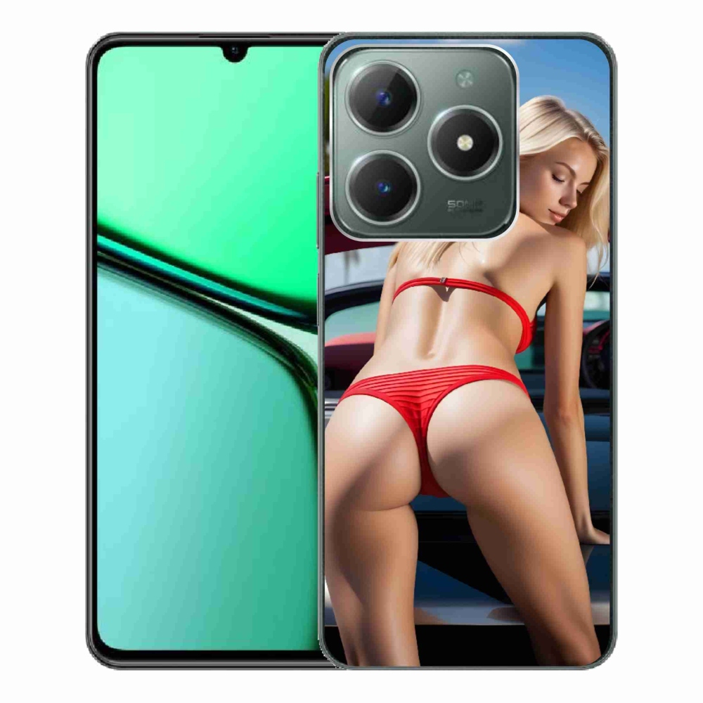 Gelový kryt mmCase na Realme C61 - sexy žena 2