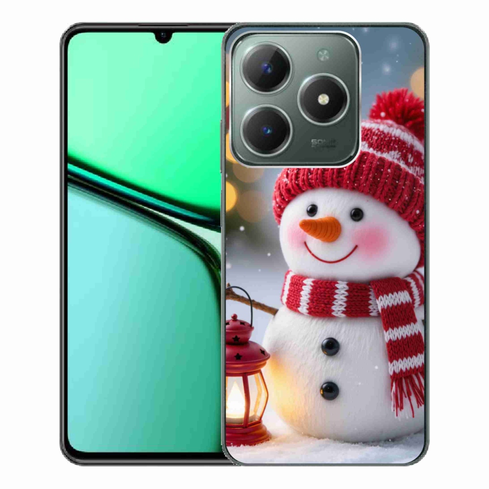 Gelový kryt mmCase na Realme C61 - sněhulák 2