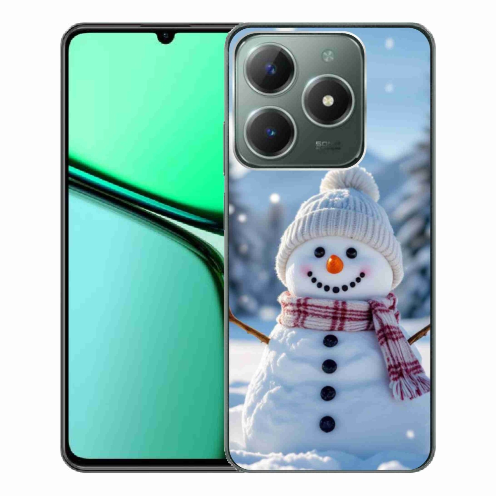 Gelový kryt mmCase na Realme C61 - sněhulák 3
