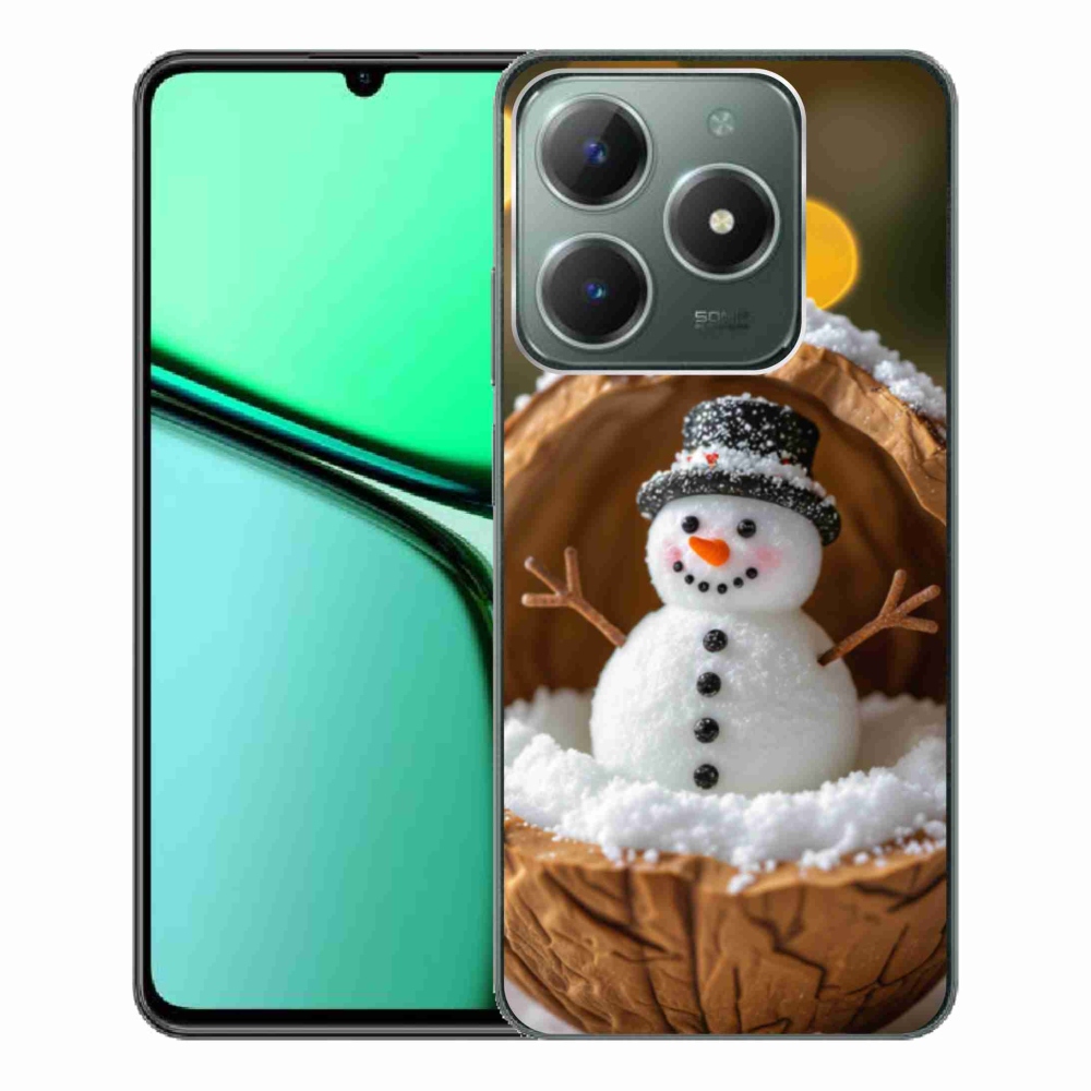 Gelový kryt mmCase na Realme C61 - sněhulák 4
