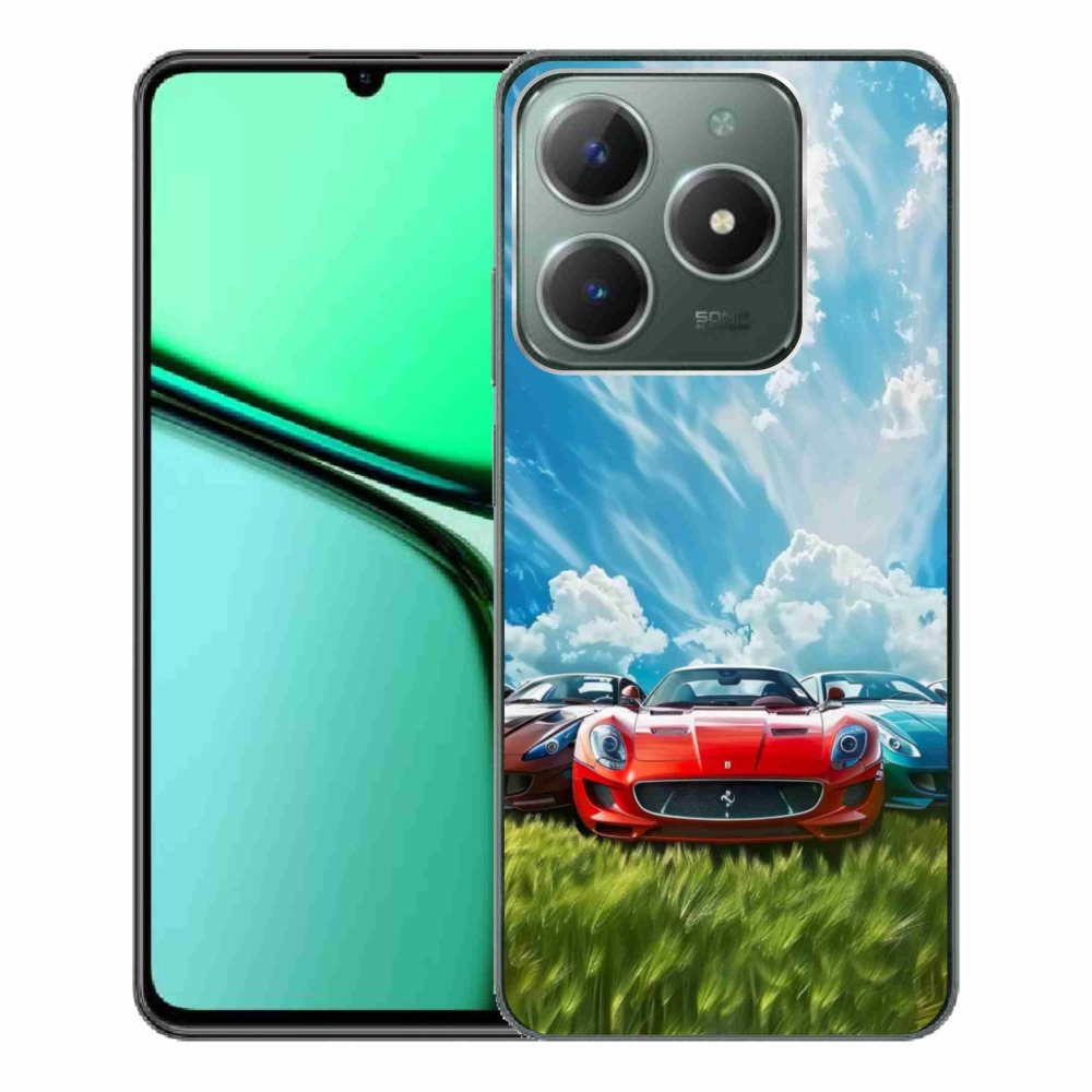 Gelový kryt mmCase na Realme C61 - sportovní vozy