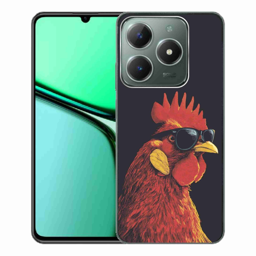 Gelový kryt mmCase na Realme C61 - stylový kohout