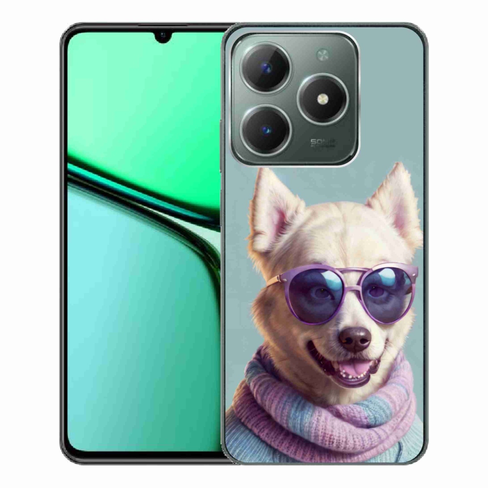 Gelový kryt mmCase na Realme C61 - stylový německý špic