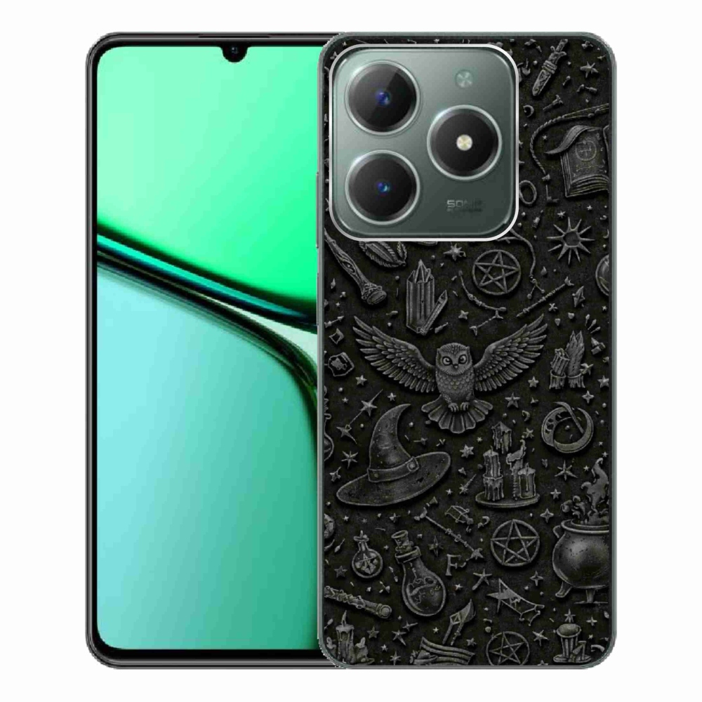 Gelový kryt mmCase na Realme C61 - tmavý magický svět