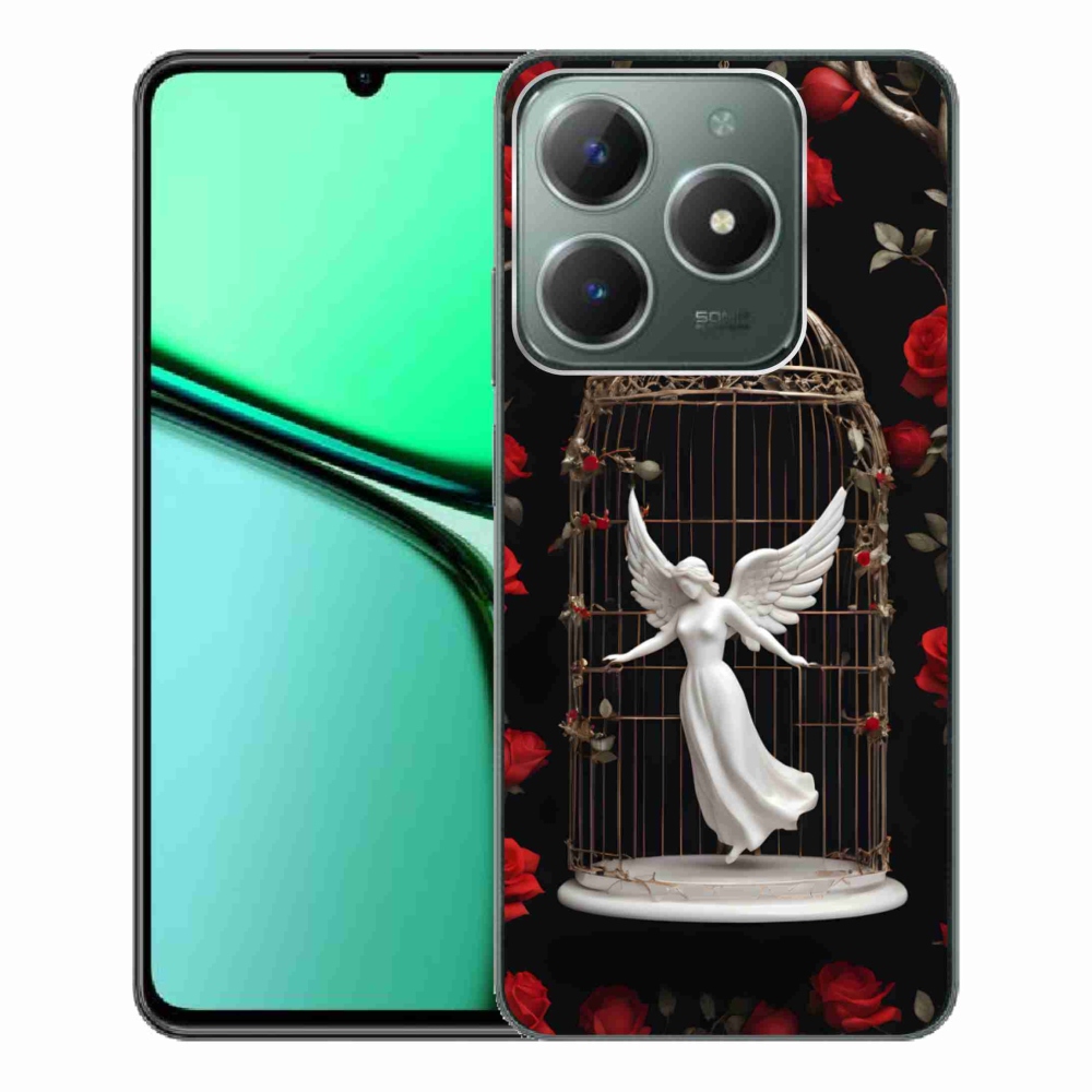 Gelový kryt mmCase na Realme C61 - uvězněný anděl