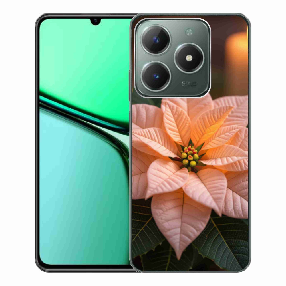 Gelový kryt mmCase na Realme C61 - vánoční hvězda