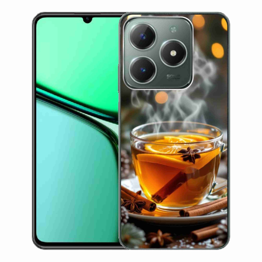 Gelový kryt mmCase na Realme C61 - vánoční punč