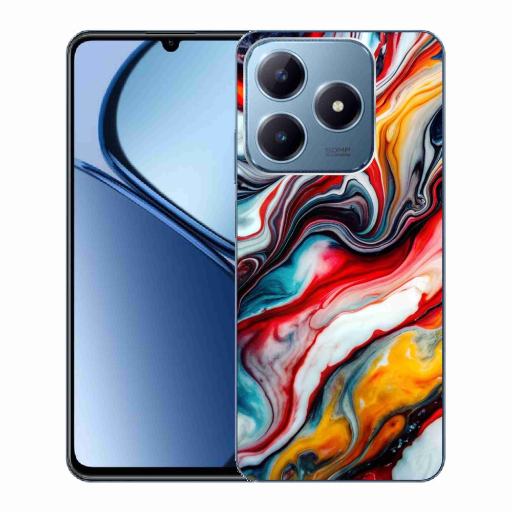 Gelový kryt mmCase na Realme C63 - abstraktní motiv 35