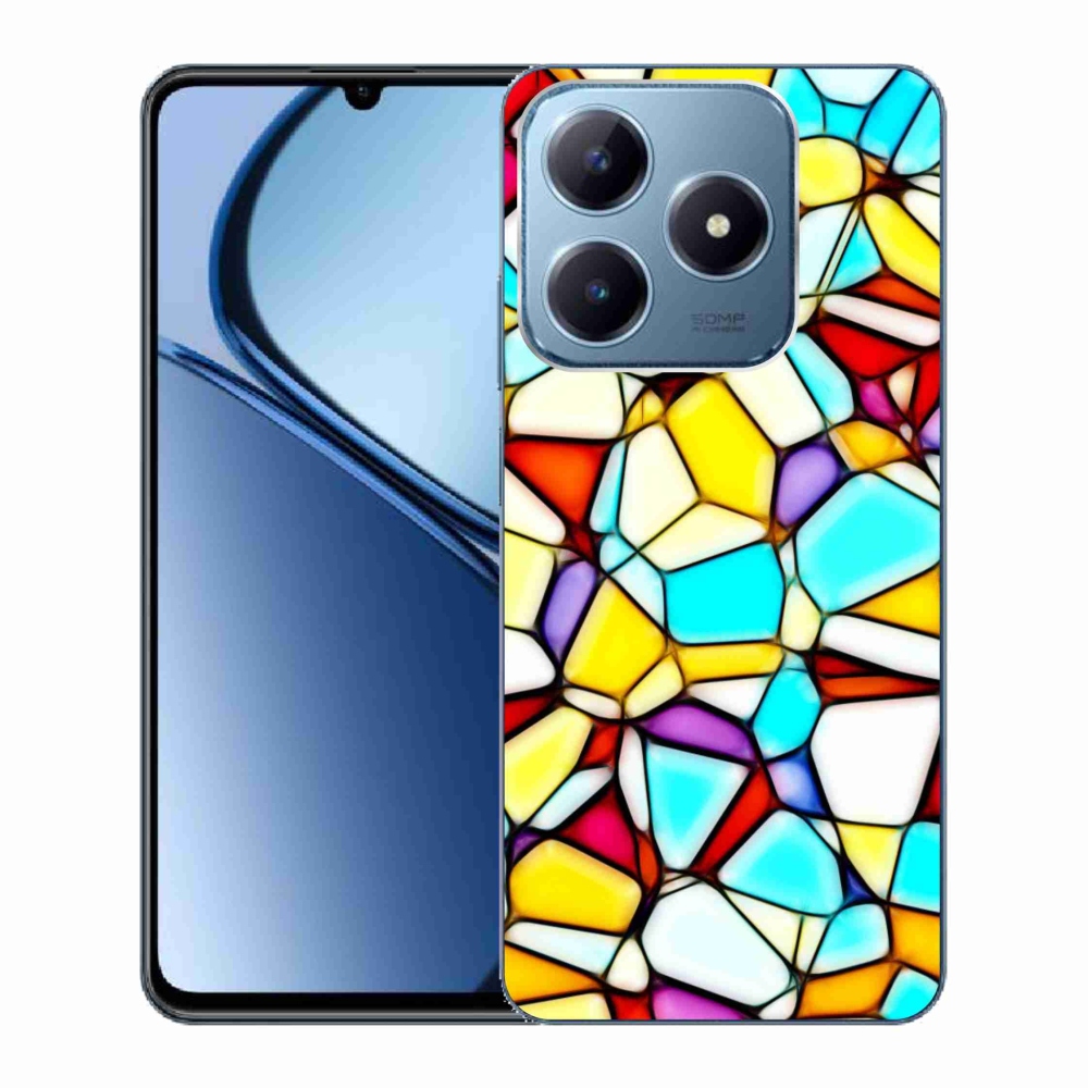 Gelový kryt mmCase na Realme C63 - abstraktní motiv 40