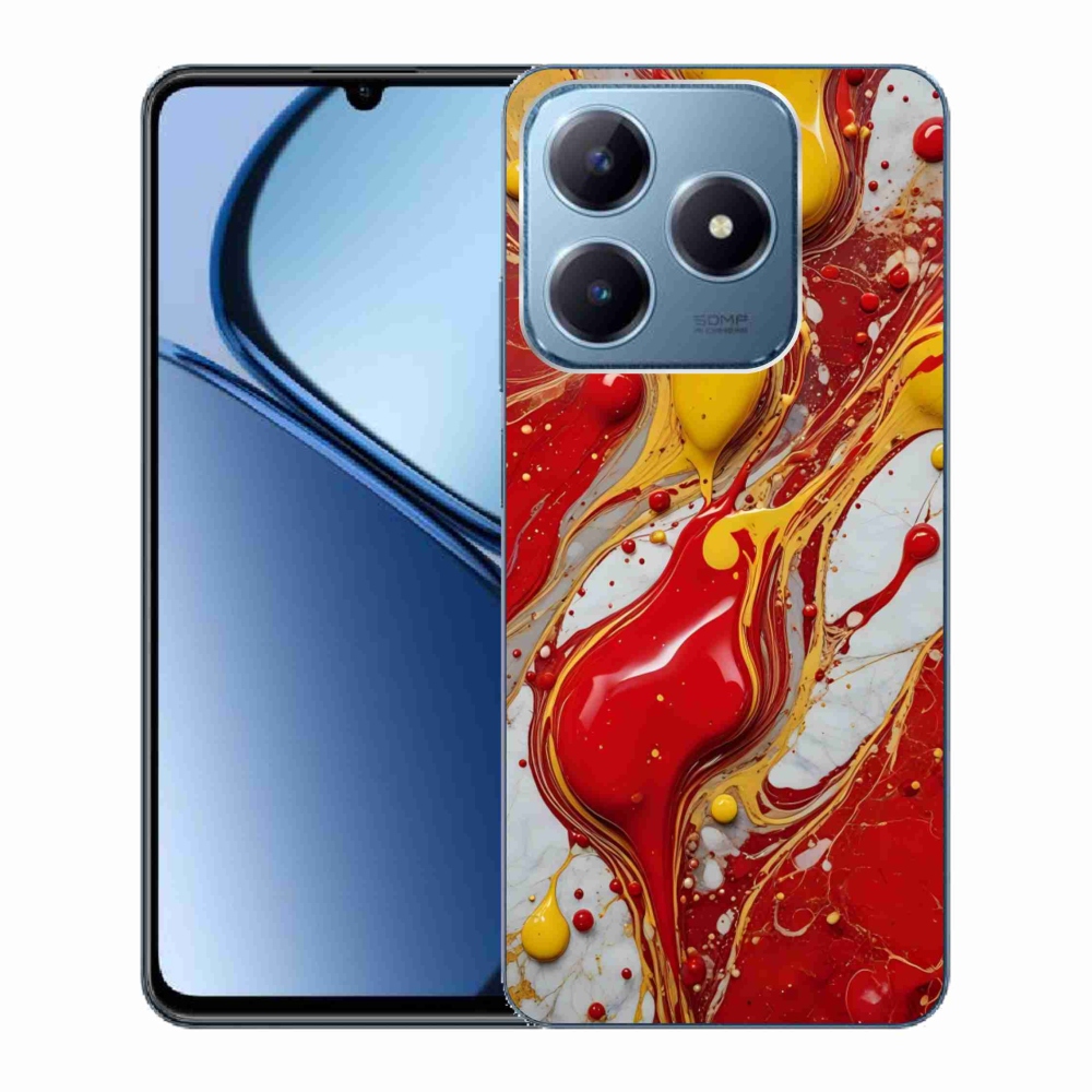 Gelový kryt mmCase na Realme C63 - abstraktní motiv 42