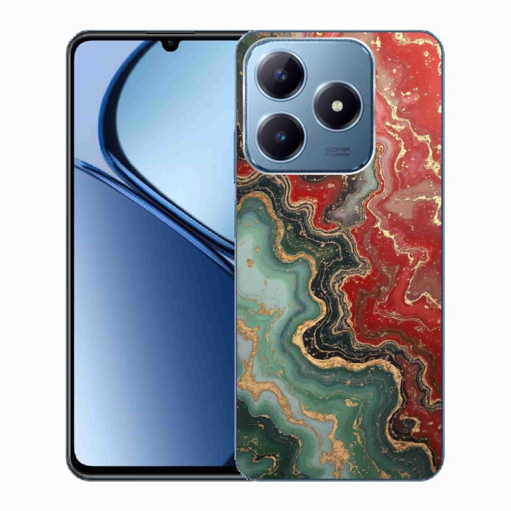 Gelový kryt mmCase na Realme C63 - abstraktní motiv 55
