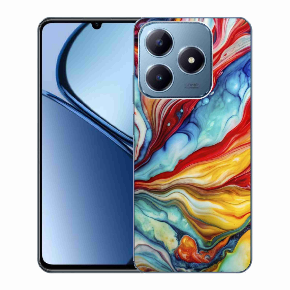 Gelový kryt mmCase na Realme C63 - abstraktní motiv 58