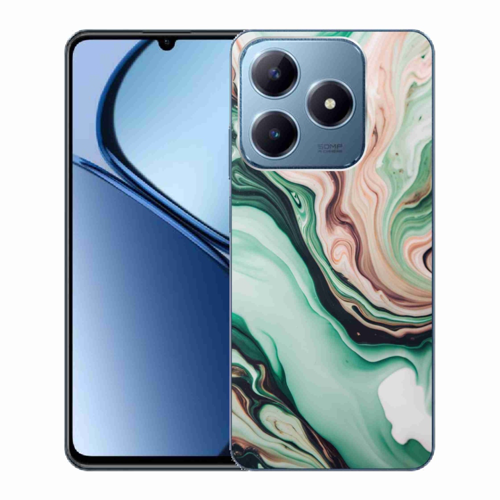 Gelový kryt mmCase na Realme C63 - abstraktní motiv 62