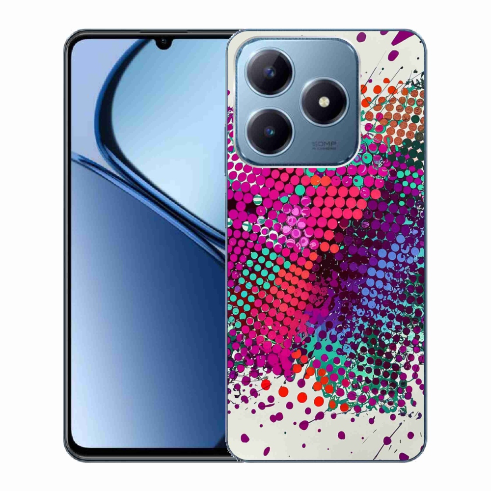 Gelový kryt mmCase na Realme C63 - abstraktní motiv 65
